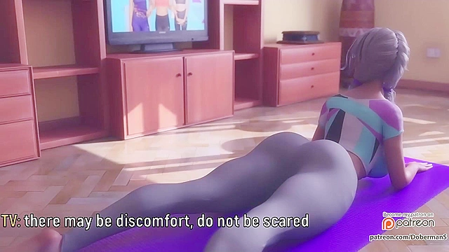 Cheating on her boyfriend with her stepbrother's huge cock