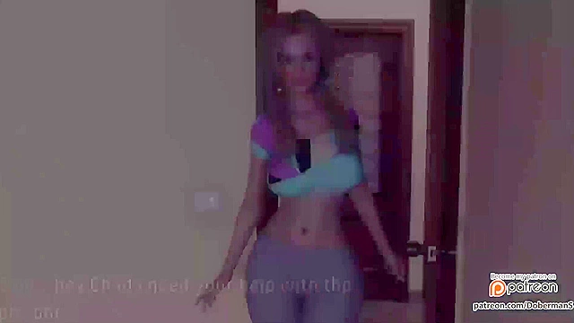 Cheating on her boyfriend with her stepbrother's huge cock