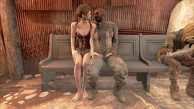 FO4 Religious decadence petite 3d girl is double penetrated