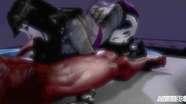 Sexy 3d animated teen rides muscular black guy’s cock