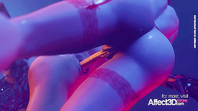 Party Hard Halloween - Futa witch fucks a goth girl outdoors