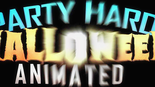 Party Hard Halloween - Futa witch fucks a goth girl outdoors