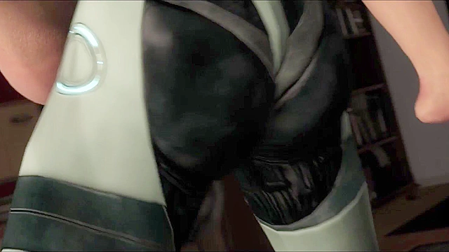 Girl gets Special delivery by android futa with huge cock