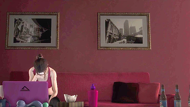 Girl gets Special delivery by android futa with huge cock