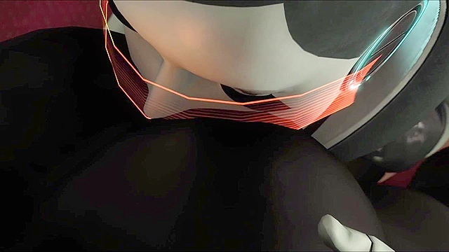 Girl gets Special delivery by android futa with huge cock