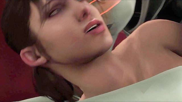 Girl gets Special delivery by android futa with huge cock