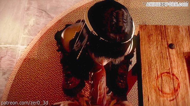 Sorceress face fucked by 3D demon till throatpie