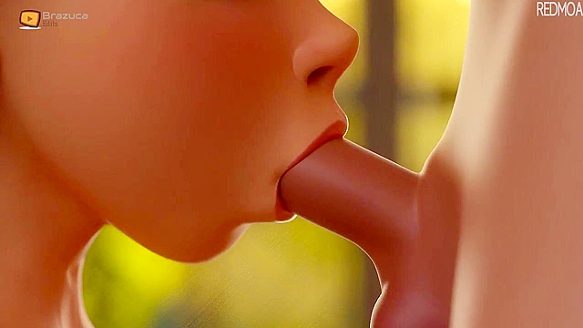 3D Porn - Rapunzel gives Blowjob and gets Fucked Extended Version