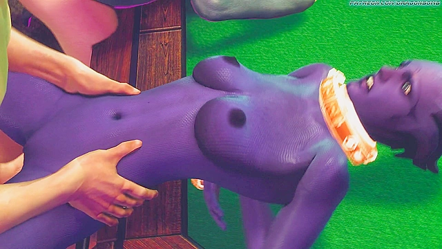 Asari Home Invasion - Dancing alien sluts get captured by the police and fucked in group sex