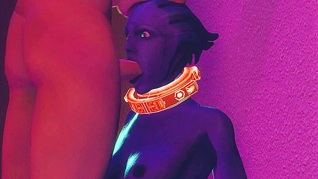 Asari Home Invasion - Dancing alien sluts get captured by the police and fucked in group sex