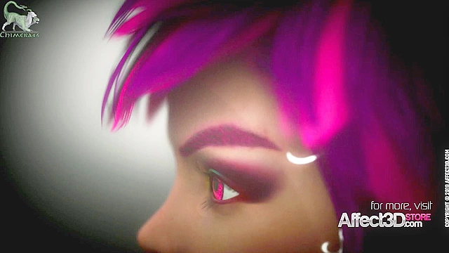 Elf with big titties takes an alien cock up her tender asshole