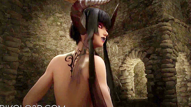 Eliza Halloween Pov succubus riding on futa cock with creampie