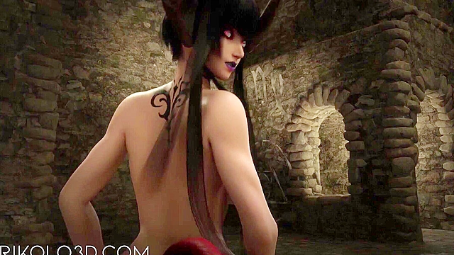 Eliza Halloween Pov succubus riding on futa cock with creampie