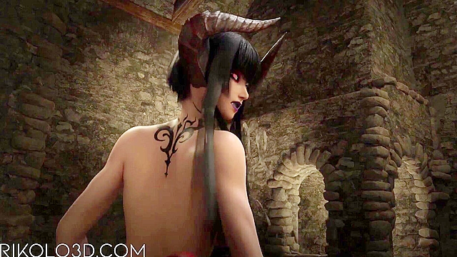 Eliza Halloween Pov succubus riding on futa cock with creampie