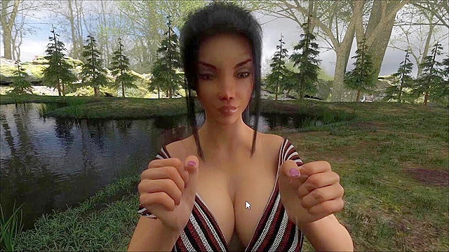 Fantasy romance game with busty hot girls giving handjobs - game walkthrough