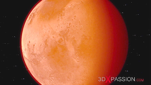 Space marine gives 3d bald girl a rough fucking in her asshole