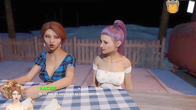 Long Trip To Your Mom - Blonde mother sucks your dick - game walkthrough