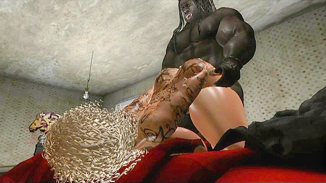 Sexual Adventures With Kayla and T-Bone's mandingo BBC