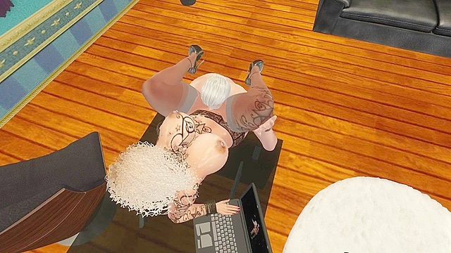 Failing college student fucks her professor to get good grades - 3d toon