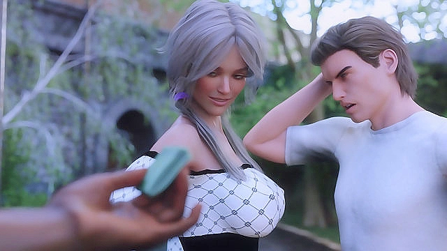 Sexy blonde wife cheats on husband with hung black man for money