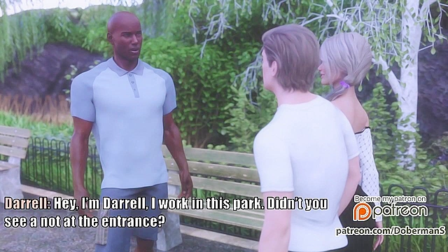 Sexy blonde wife cheats on husband with hung black man for money