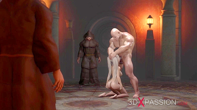 Eighteen year old girl gets fucked hard in satanic ritual