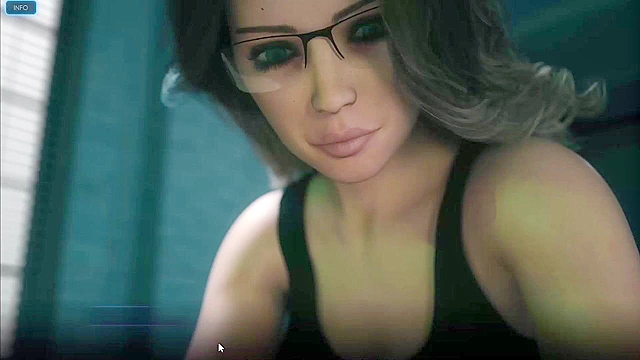 Sex with a hot party girl in a dirty side alley with creampie - game walkthrough