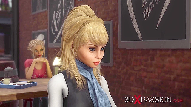 Hot 3d blonde gets fucked hard by a green monster with big dick in the sewers