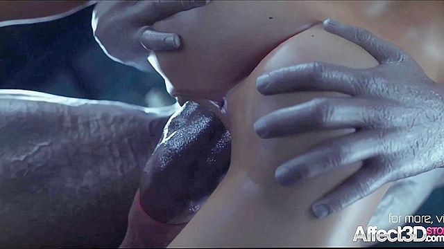 Valentine Chronicles - 3D monster face fucks Resident Evil girl