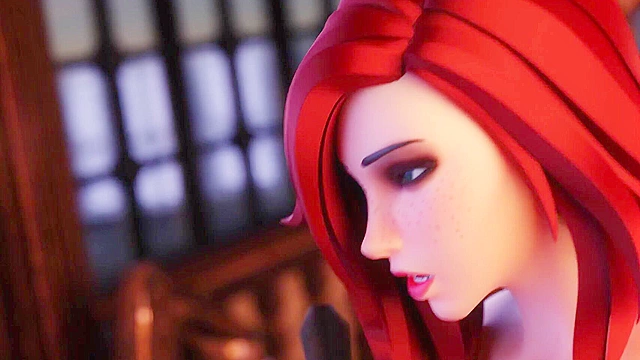 Miss Fortune - Beautiful League of Legends redhead with freckles takes cock in every hole
