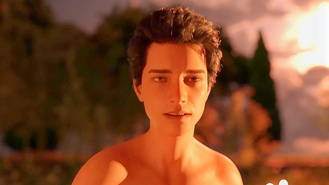 Mother's Warmth 1 - Curvy 3d animated mom falls asleep and son face fucks her