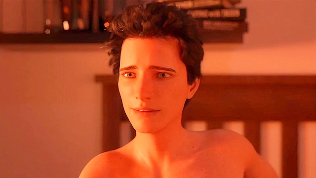 Mother's Warmth 1 - Curvy 3d animated mom falls asleep and son face fucks her