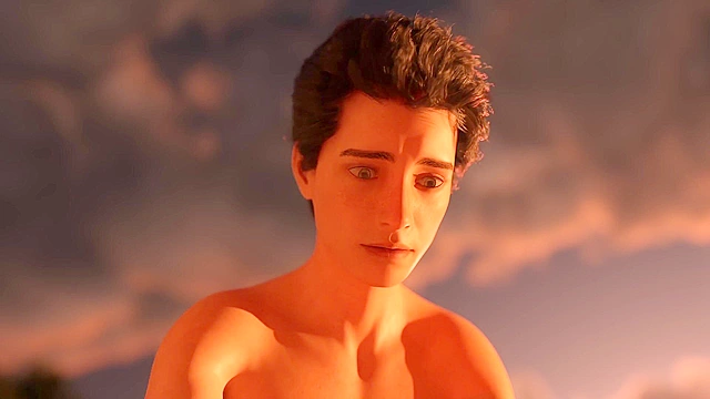 Mother's Warmth 1 - Curvy 3d animated mom falls asleep and son face fucks her