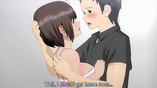 High School Girl Who Was Groped 1 - Businessman takes busty teen from train to hotel for hot fuck