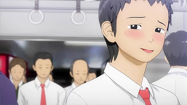 High School Girl Who Was Groped 1 - Businessman takes busty teen from train to hotel for hot fuck