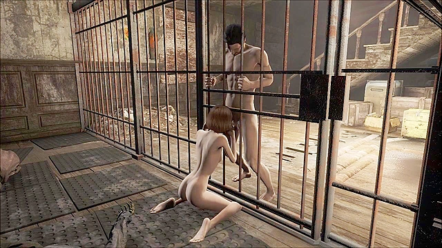 Fallout 4 Behind bars giving a blowjob to get out of jail