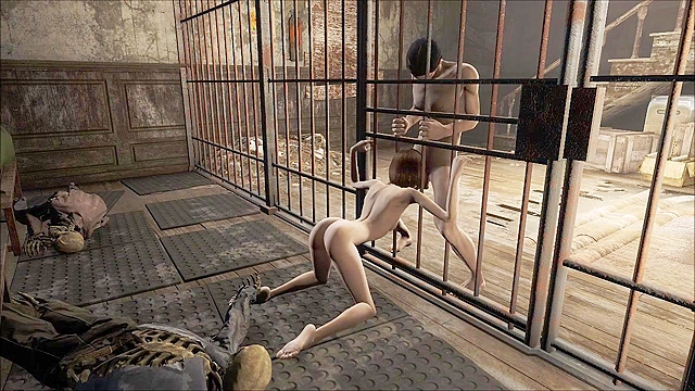 Fallout 4 Behind bars giving a blowjob to get out of jail