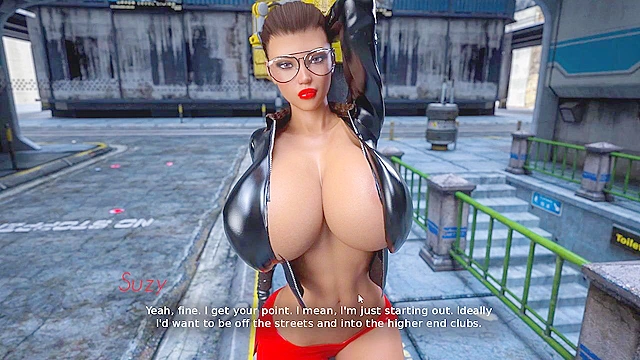 Busty nurse in sexy outfit works your dick with her huge tits - game walkthrough