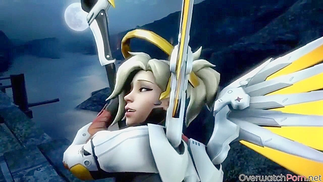 Pharah and Mercy are two cock-hungry ladies from Overwatch that love to share toys and boys