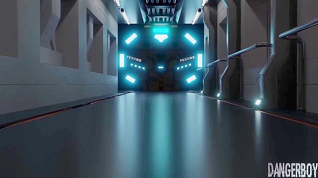 Into Space 1 - Resident Evil Claire double penetrated by tentacles