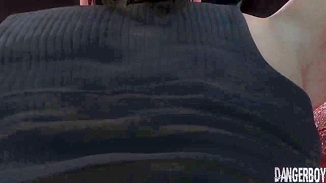 Into Space 1 - Resident Evil Claire double penetrated by tentacles