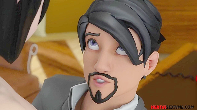 Student fucks her dad till creampie to stay at hentai sex school