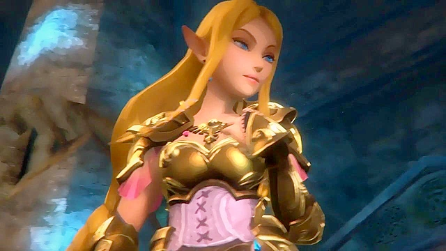 The Royal Treatment - Zelda and hot elf babe fight over Link's hard boner
