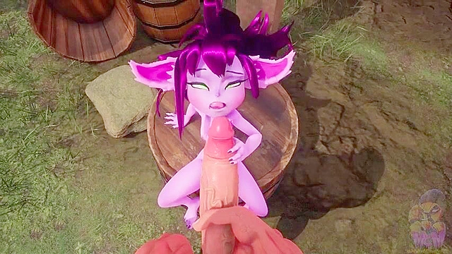 League of Legends porn - Fairy girl Lulu gets fucked by big cocks