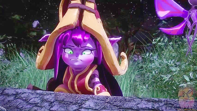 League of Legends porn - Fairy girl Lulu gets fucked by big cocks