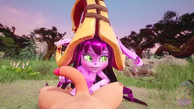 League of Legends porn - Fairy girl Lulu gets fucked by big cocks