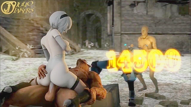 Compilation of automata 2b fuck scenes in high quality sfm