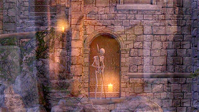 Stone Sorceress - Busty redhead gets titty fucked and licks the tip of his ogre cock