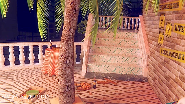 Overwatch Symmetra vibrates her pussy then sucks big cock