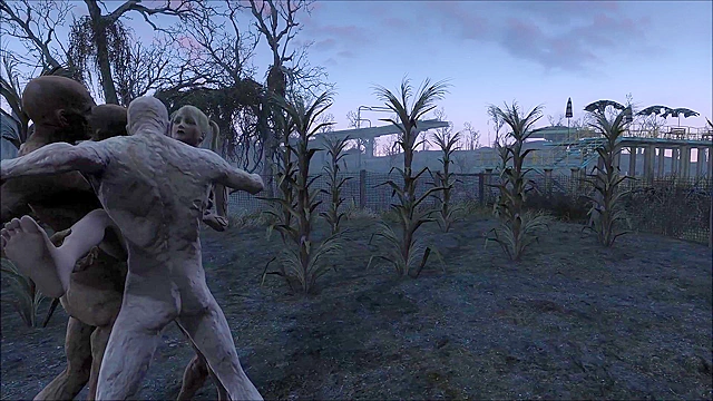 Fallout Big zombie threesome fuck at the plantation